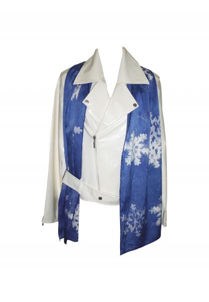 Snowflake Silk Charmeuse Scaf picture