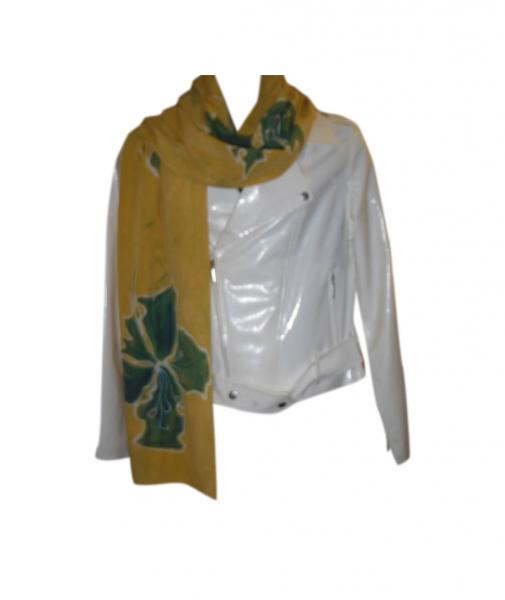 Hibiscus Silk Crepe Scarf picture