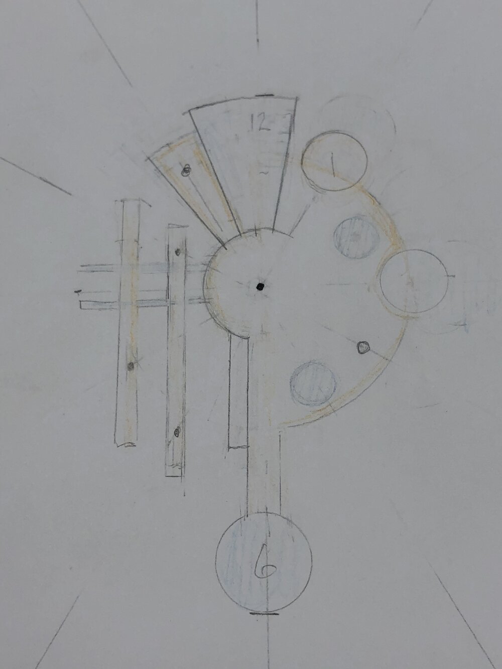 "The New Norm" Centerpiece Clock picture