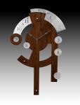 "Major Time" Centerpiece Clock