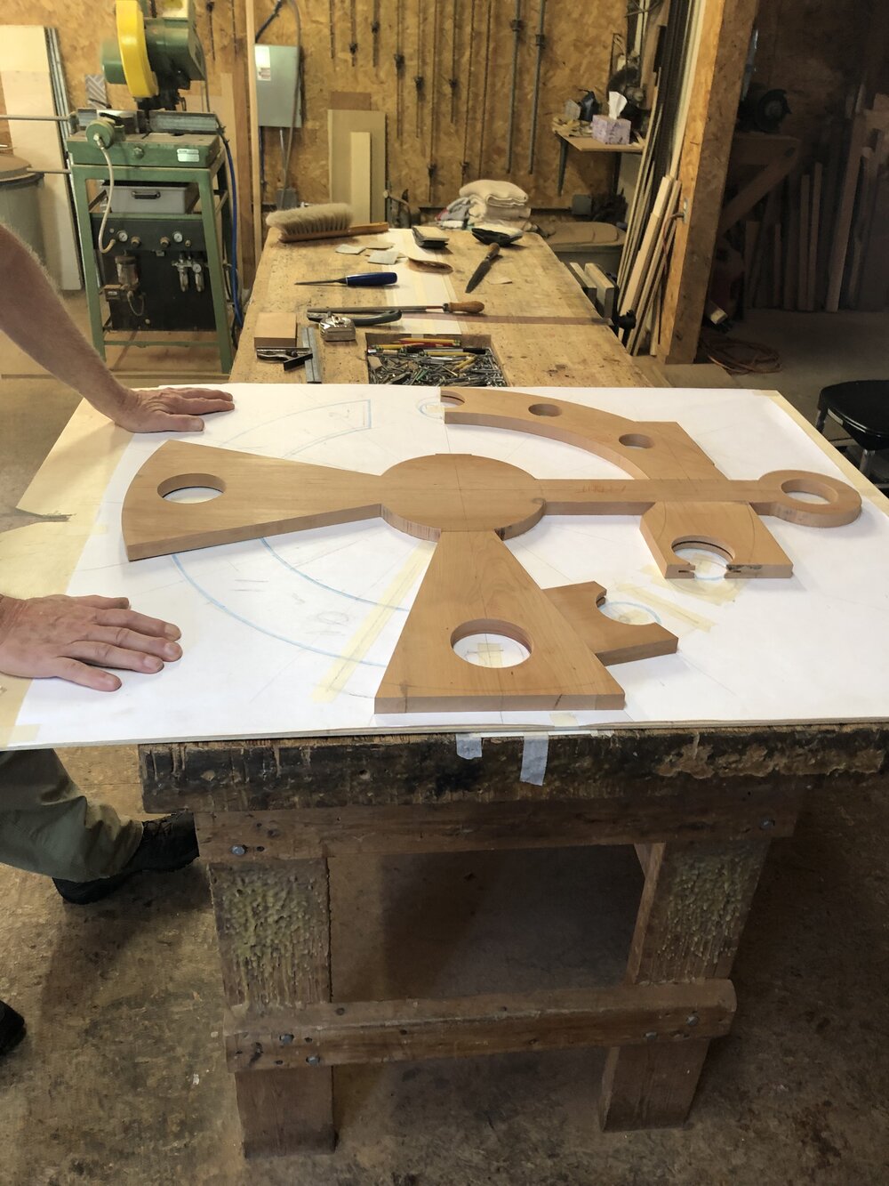 "Autumn Song" Centerpiece Clock picture