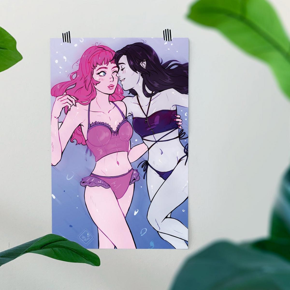 âœ¦ Bubbles & Bubbline - Art Print âœ¦ picture