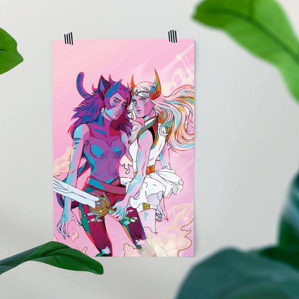 ✦ Rivals: She-Ra & Catra - Art Print ✦ picture