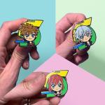 Kingdom Hearts Pins (Sora, Riku & Kairi)