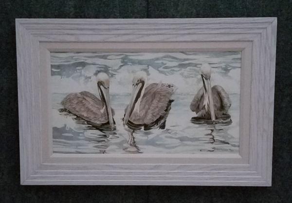 Pelican I, framed canvas print