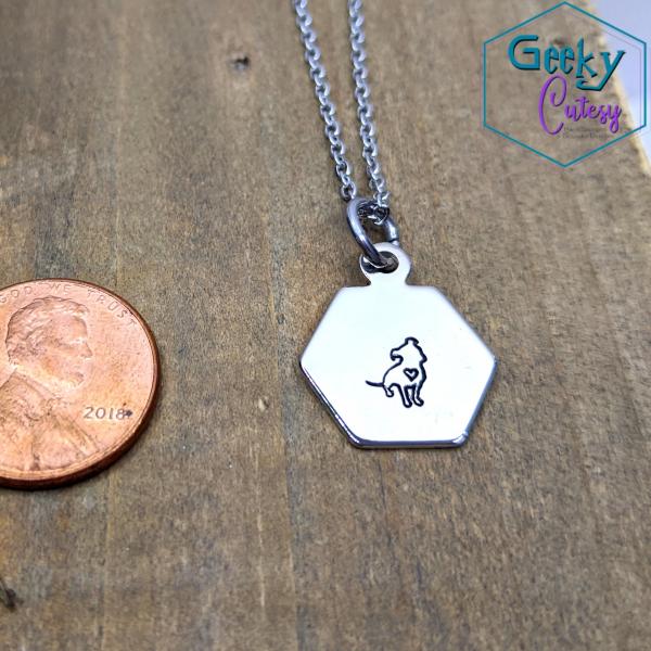 Pitbull Love Necklace