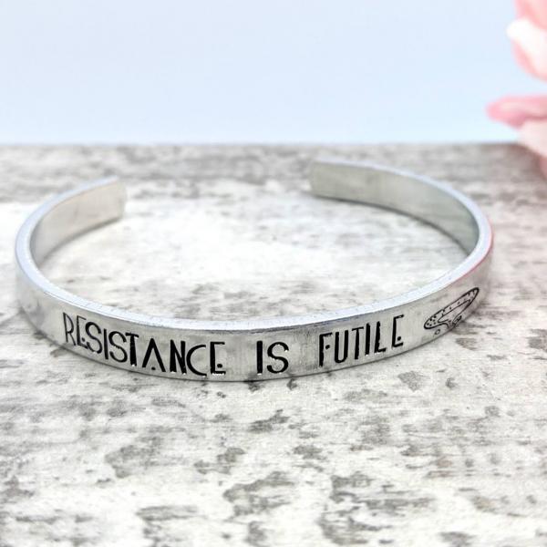 Resistance is Futile Cuff Bracelet