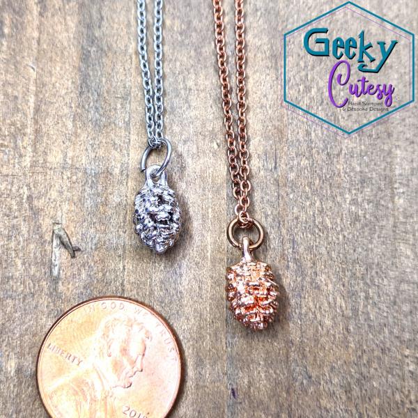Pinecone Pendant Necklace