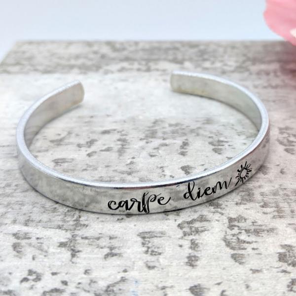 Carpe Diem Cuff Bracelet