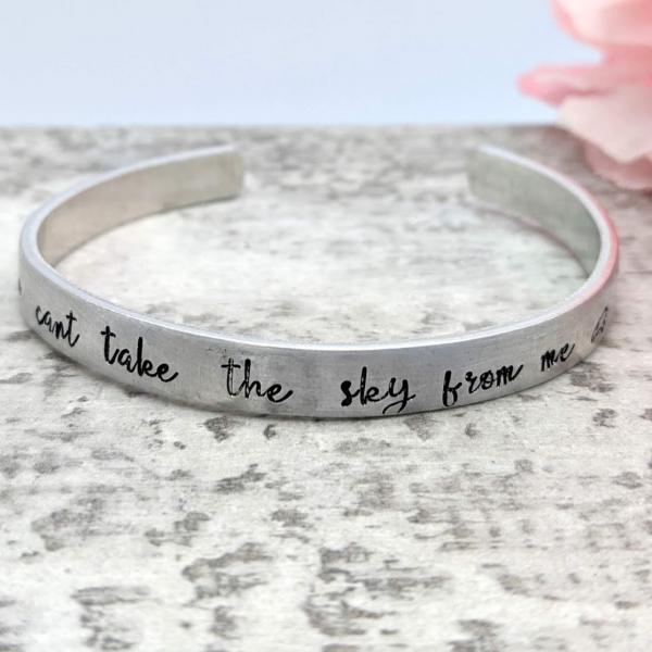 You Can't Take the Sky From Me Cuff Bracelet Firefly