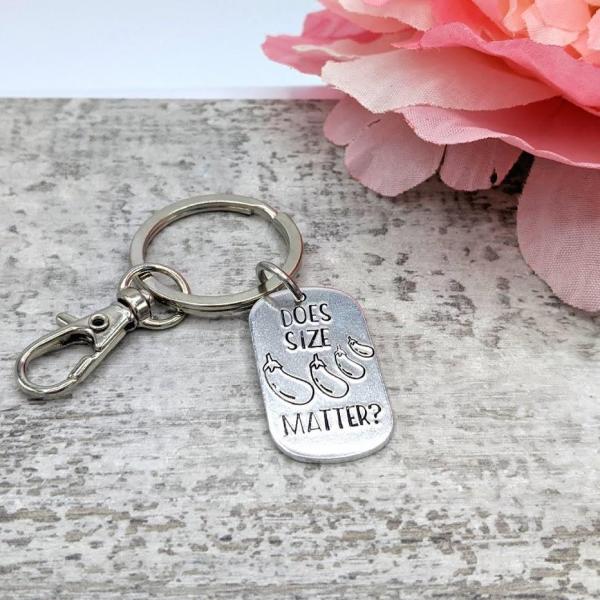 Does Size Matter Keychain