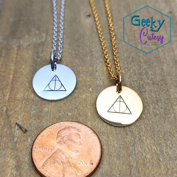 Death Hallows Pendant Necklace