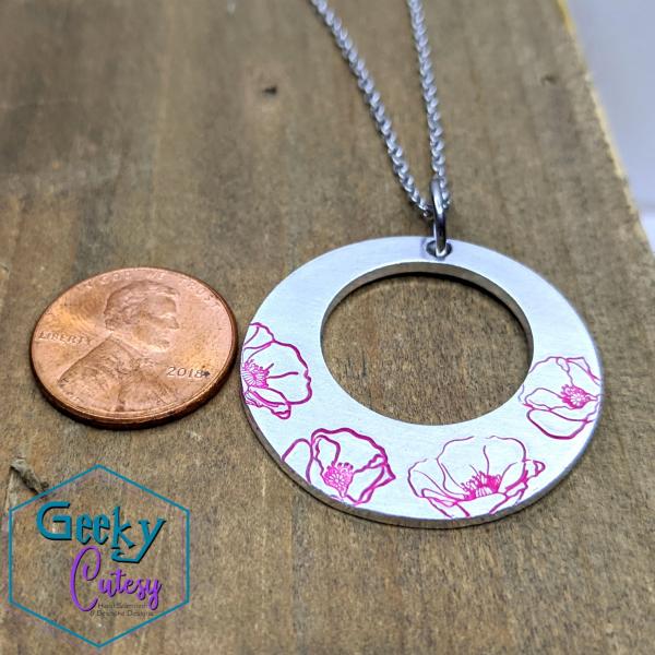 Peony Pendant Necklace