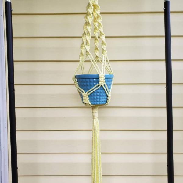 Macrame plant hangers picture