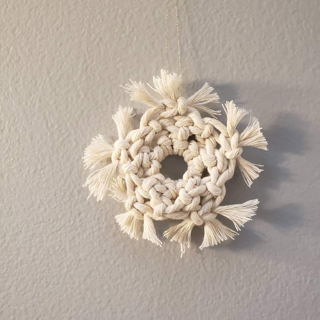 Macrame Christmasornaments picture