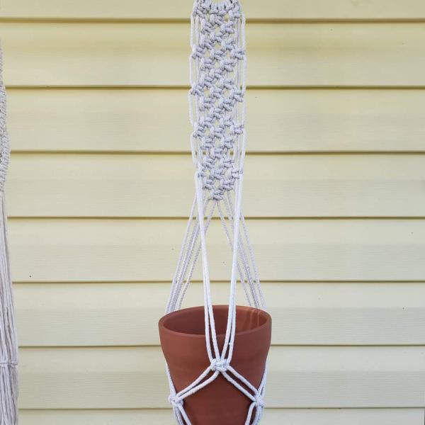 Macrame plant hangers picture