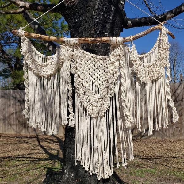 Large macrame wall hanging