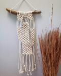 Macrame cactus driftwood