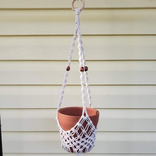 Macrame plant hangers picture