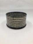 Bowl with Black Drop by Carmelita Nunez