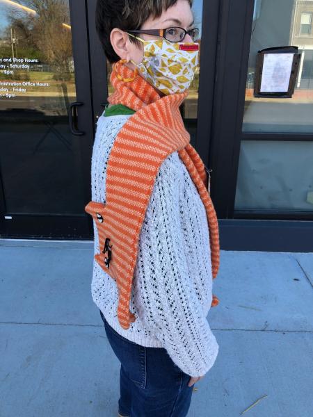Ginger Cat Scarf by Donna Wilson picture