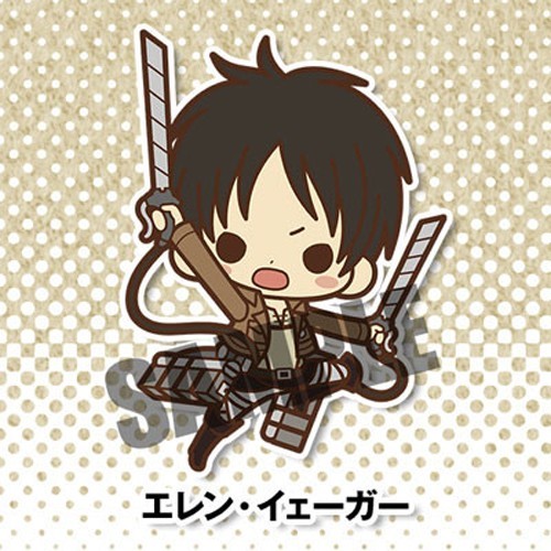 Attack on Titan Eren Kotobukiya Rubber Phone Strap