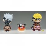 Naruto Shippuuden 2'' Naruto and Kakashi Petit Chara Land Orange Cake Set