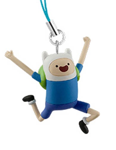 Adventure Time Finn Excited 3D Mascot Phone Strap