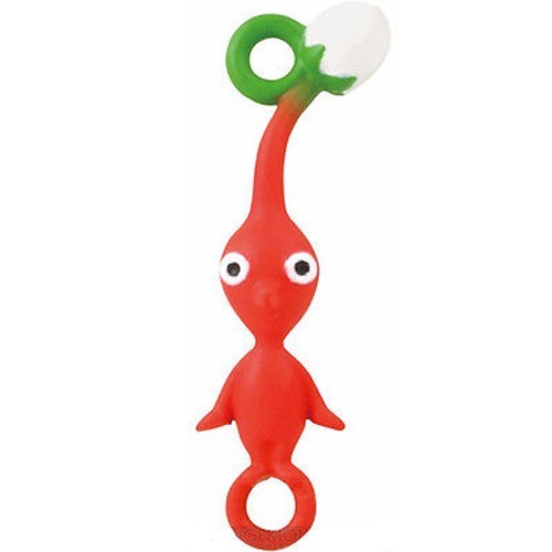 Pikman Red Bud Ver. Mini Mascot Fastener Charm picture