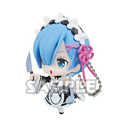 Re:Zero Rem with Knife Mascot Key Chain picture