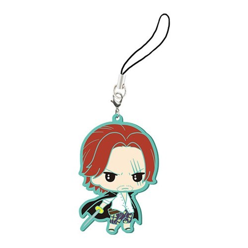 One Piece Shanks Rubber Phone Strap picture
