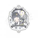 Bungo Stray Dogs x Sanrio Akutagawa Ryuunosuke Badtz Maru Acrylic Connecting Charm Fastener