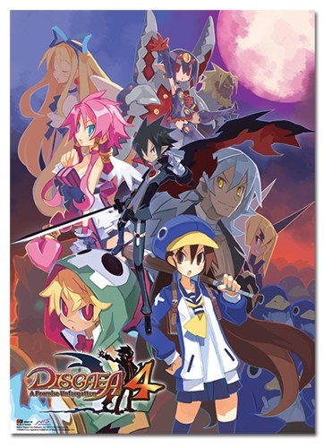 Disgaea 4 Group Wall Scroll