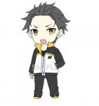 Re:Zero kara Hajimeru Isekai Seikatsu Natsuki Subaru Rubber Phone Strap