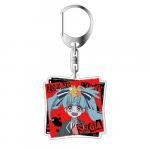 Zombie Land Saga Hoshikawa Lily Zombie Ver. Acrylic Square Key Chain