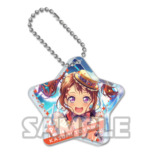 Bang Dream Kasumi Toyama Idol Ver. Poppin' Party Star Acrylic Key Chain picture