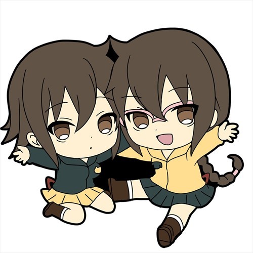 Durarara!! 2 Kururi and Mairu Rubber Phone Strap picture