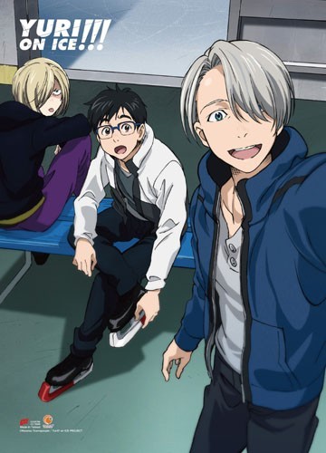 Yuri On Ice Locker Room Group Wall Scroll Poster picture