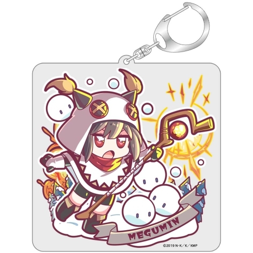 Konosuba Megumin w/ Snowmen Large Acrylic Key Chain