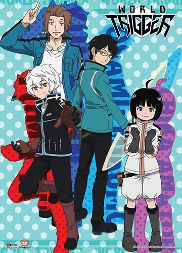 World Trigger Group Wall Scroll Poster