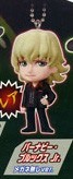 Tiger and Bunny Barnaby Rare Mascot Key Chain Real Face 2 Swing picture