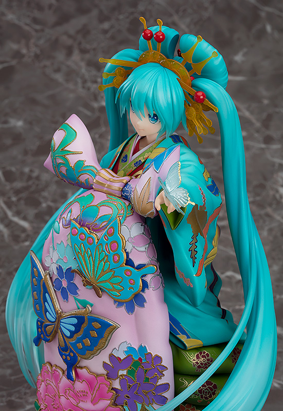 Vocaloid Hatsune Miku Chokabuki Kuruwa Kotoba Awase Kagami Ver. 1/7 Scale Figure picture