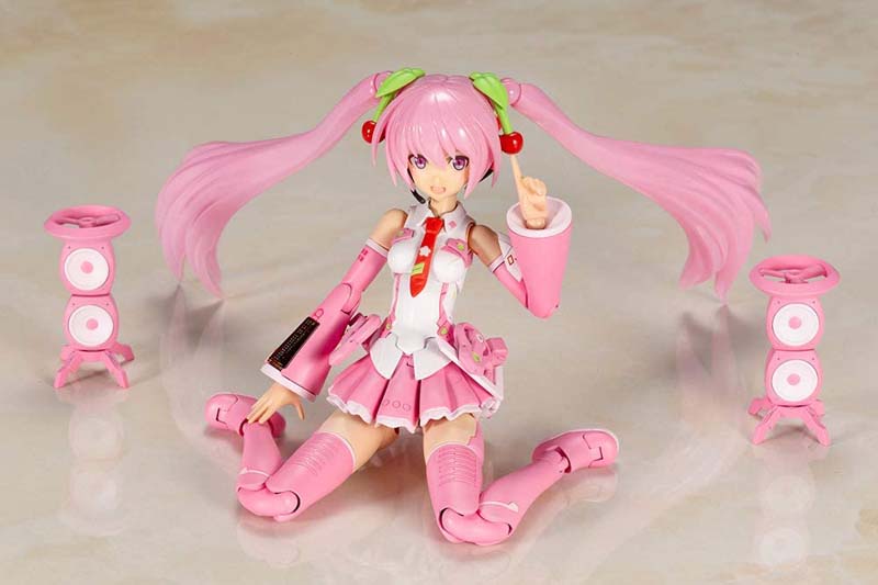 Frame Music Girl Sakura Miku Model Kit Action Figure picture