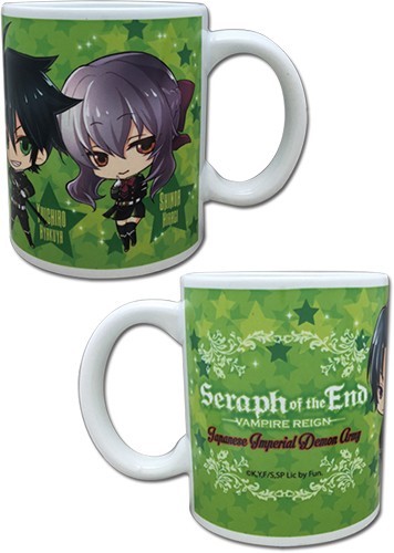 Seraph of the End Imperial Demon Army SD Group Coffee Mug Cup picture