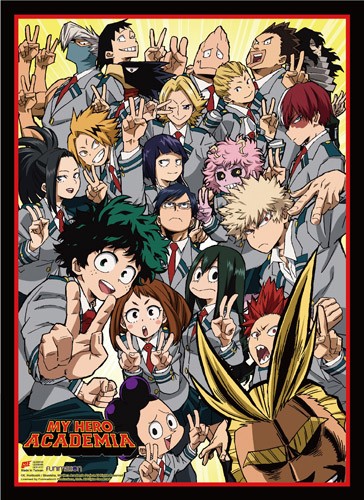 My Hero Academia Classroom Group Wall Scroll Poster picture