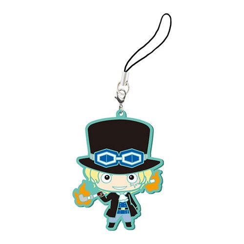 One Piece Sabo Rubber Phone Strap picture