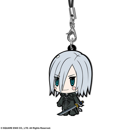 Final Fantasy VII Kadaj Trading Rubber Phone Strap Extended Edition picture