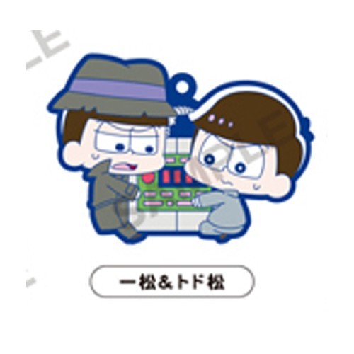 Osomatsu-san Ichimatsu, Todomatsu PitaColle Rubber Phone Strap