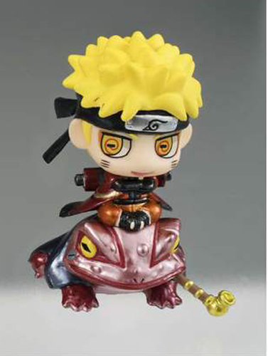 Naruto and Kakashi Orange Cake Petit Chara Land 2'' Naruto Mini Figure Only picture