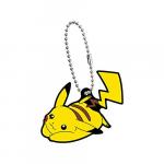 Pokemon Pikachu Bellyflop Alolan Rubber Gashapon Key Chain
